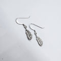 Sterling Silver Feather Earrings